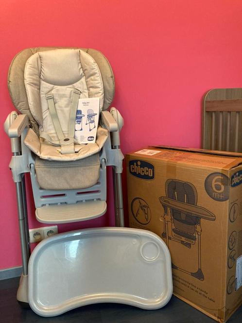 Chicco eetstoel Polly 2in1, Kinderen en Baby's, Kinderstoelen, Zo goed als nieuw, Ophalen