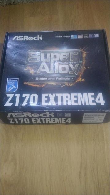 ASRock Z170 Extreme4 : DDR4 ATX Neuf, Neuf, Enlèvement ou Envoi, LGA 1151, DDR4