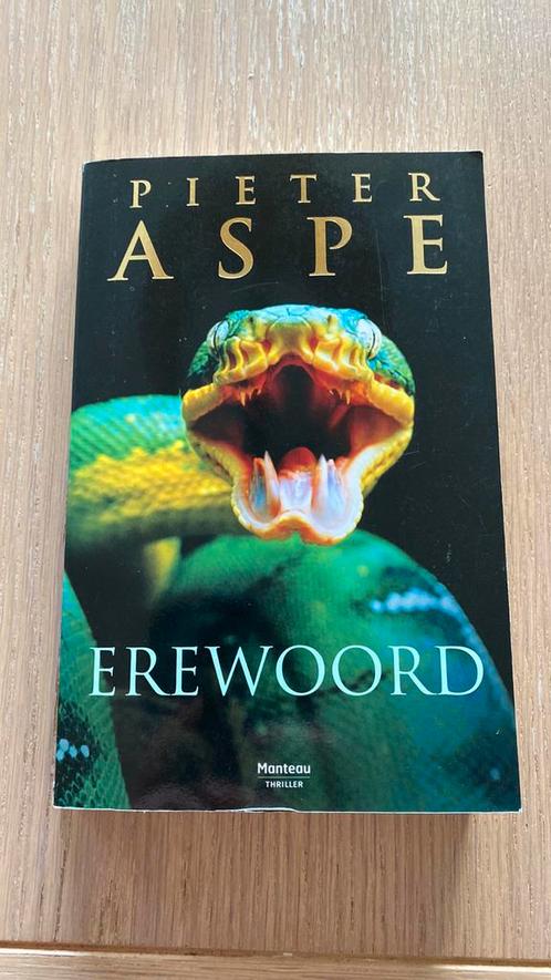 Pieter Aspe - Erewoord, Livres, Thrillers, Enlèvement ou Envoi