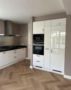 DUITSE KWALITEIT HOOGGLANS KEUKEN MET KASTENWAND, Huis en Inrichting, Keuken | Complete keukens, Ophalen, Wit, Graniet of Steen