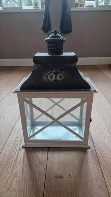 Mooi Windlicht / Lantaarn wit 6 stuks! beschikbaar voor biedingen