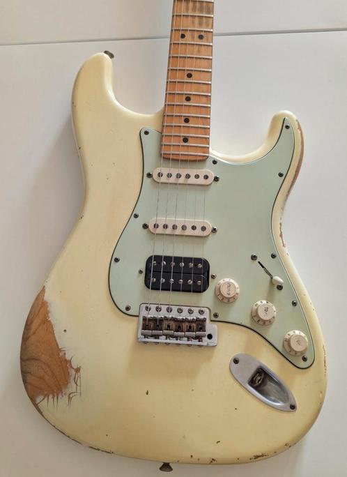 Fender Custom Shop Stratocaster Relic HSS, Muziek en Instrumenten, Snaarinstrumenten | Gitaren | Elektrisch, Zo goed als nieuw