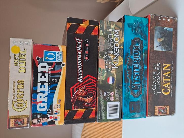 Lot gezelschapsspellen, Hobby en Vrije tijd, Gezelschapsspellen | Bordspellen, Gebruikt, Ophalen of Verzenden