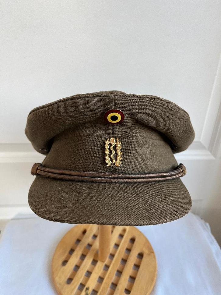 Top casquette officier service de santé 1955 tissu Whipcord, Verzamelen, Militaria | Algemeen, Landmacht, Helm of Baret, Ophalen of Verzenden