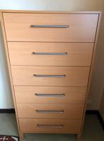 Meuble rangement bois clair, bon état, Ophalen, 5 laden of meer, Teakhout, 50 tot 100 cm