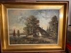 Groot schilderij op doek gesigneerd, Ophalen