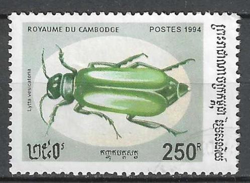 Cambodja 1994 - Yvert 1207 - Spaanse vlieg (ZG), Postzegels en Munten, Postzegels | Azië, Postfris, Verzenden