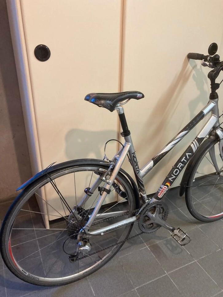 Dames sportfiets Norta carbon, Fietsen en Brommers, Fietsen | Dames | Sportfietsen en Toerfietsen, Gebruikt, Overige merken, Meer dan 20 versnellingen