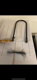 Figuurzaag met klem en extra zaagjes, Ophalen of Verzenden, Gebruikt, Gereedschap of Accessoires