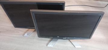 2 x Acer 19" computerschermen beschikbaar voor biedingen