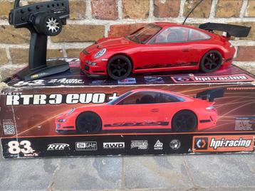 Hpi nitro rs4 rtr 3 evo +, Échelle 1:10, Enlèvement ou Envoi, Comme neuf, Voiture on road