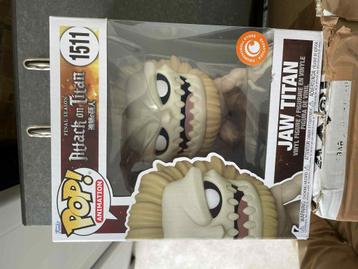 Funko Pop Jaw Titan 1511 Exclusief figuur van Attack on Tita beschikbaar voor biedingen