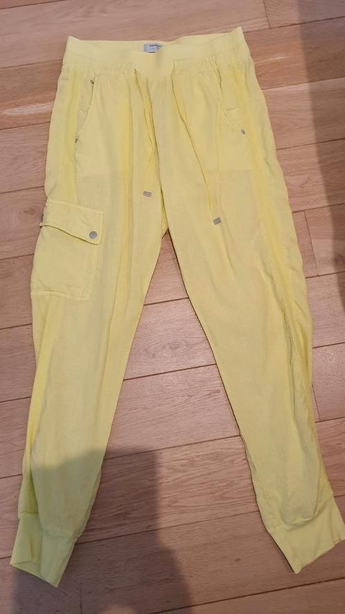 Pantalon en lin jaune de la marque Sandwich taille 36/38, Vêtements | Femmes, Culottes & Pantalons, Neuf, Taille 38/40 (M), Jaune