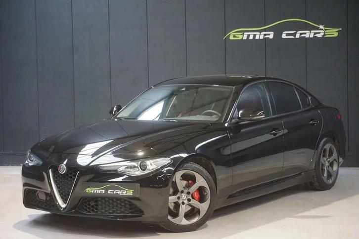 Alfa Romeo Giulia 2.0 Turbo16V Benzine Automaat-Nav-H.Leder-, Auto's, Alfa Romeo, Bedrijf, Te koop, Giulia, ABS, Achteruitrijcamera