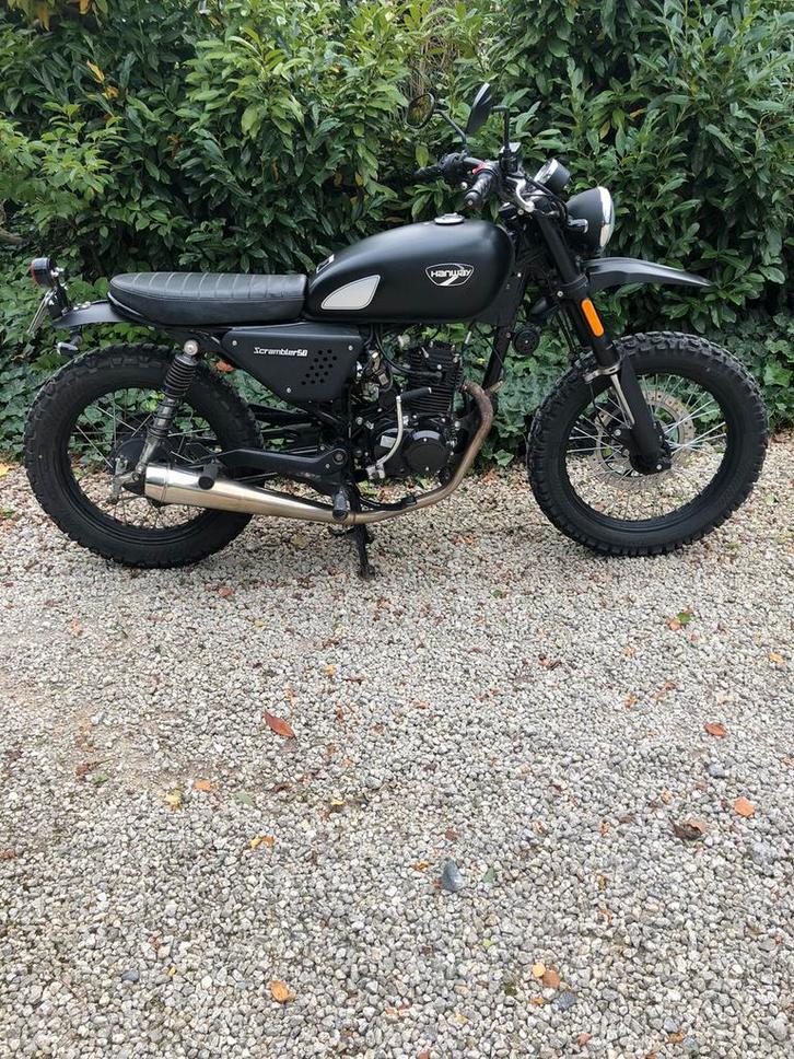 Hanway Scrambler 50, Fietsen en Brommers, Brommers | Crossbrommers, Gebruikt, Overige merken, Ophalen