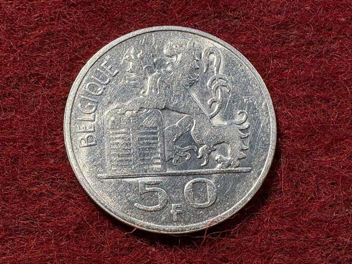 België - 50 Frank Mercurius - 1948 FR (#069#), Postzegels en Munten, Munten | België, Losse munt, Zilver, Zilver, Ophalen of Verzenden