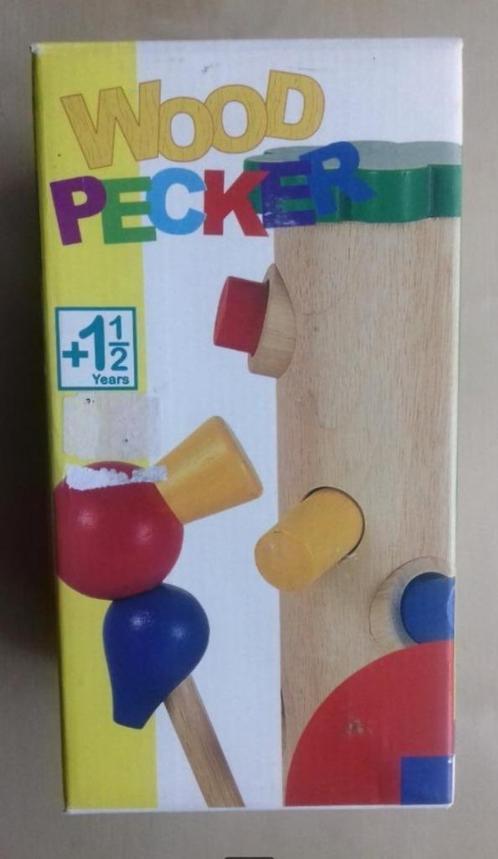 Houten Speelgoed - Wood Pecker, Enfants & Bébés, Jouets | Jouets en bois, Comme neuf, Autres types, Enlèvement ou Envoi