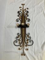 Banci Firenze Italië grote ijzeren wandlamp jaren 60, Enlèvement ou Envoi, Utilisé, Ampoule