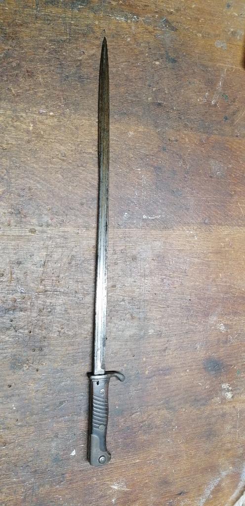 Duitse militaire bajonet Haenel Suhl 1906 M98, Verzamelen, Militaria | Tweede Wereldoorlog, Verzenden
