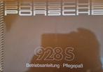 Porsche 928s nieuw instructieboekje 1985., Ophalen of Verzenden