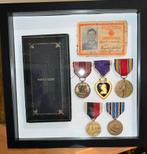 Amerikaanse medailles combat medic WOII, Verzamelen, Militaria | Tweede Wereldoorlog, Ophalen of Verzenden, Landmacht, Lintje, Medaille of Wings