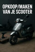Scooter kapot? Of wil je hem verkopen stuur me, Fietsen en Brommers, Scooters | Piaggio, Ophalen, Zo goed als nieuw