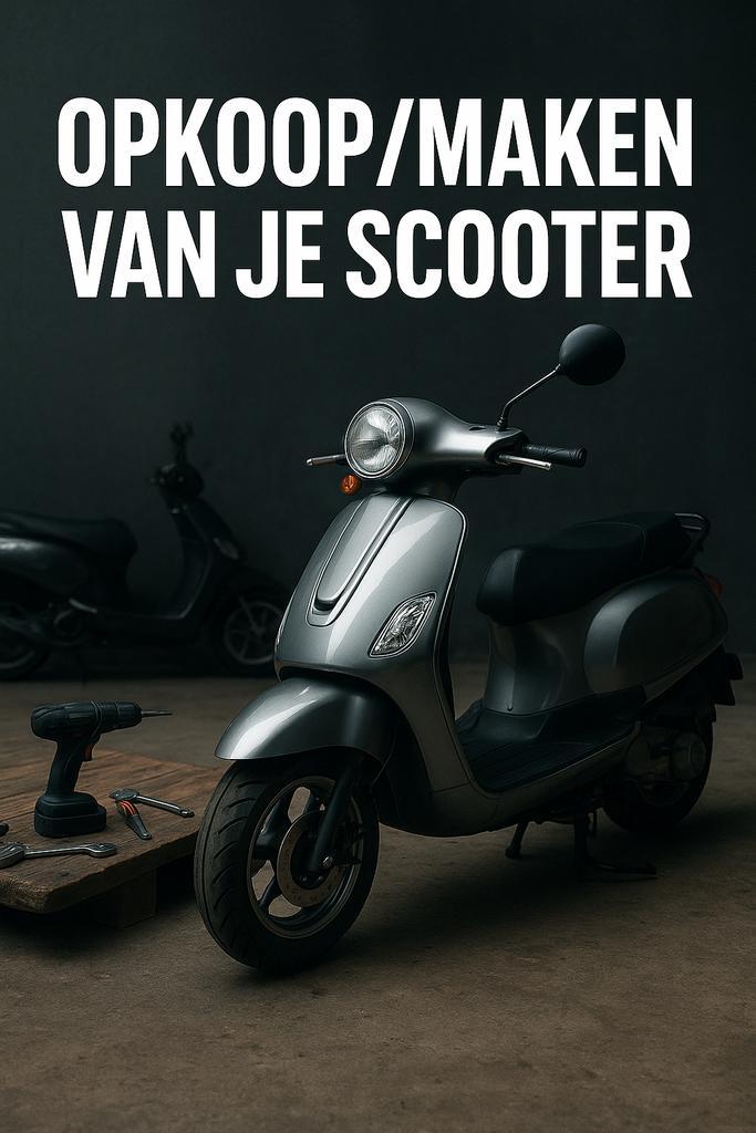Scooter kapot? Of wil je hem verkopen stuur me, Fietsen en Brommers, Scooters | Piaggio, Zo goed als nieuw, Ophalen