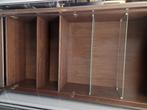 Vitrinekast, Huis en Inrichting, Kasten | Vitrinekasten, Ophalen, Gebruikt, 200 cm of meer, Eikenhout