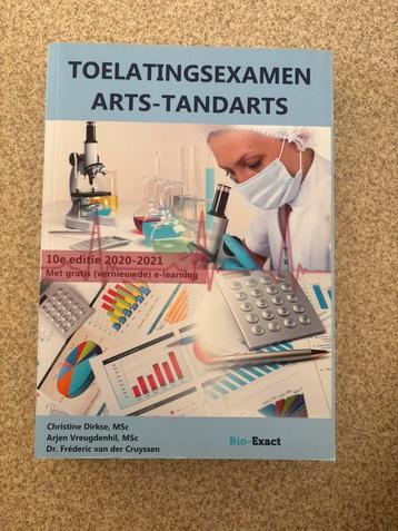Toelatingsexamen Arts-Tandarts beschikbaar voor biedingen