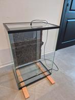 Terrarium met kurken achtergrond, Dieren en Toebehoren, Ophalen, Zo goed als nieuw