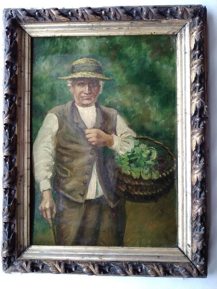 schilderij provence, Antiek en Kunst, Kunst | Schilderijen | Klassiek, Ophalen of Verzenden