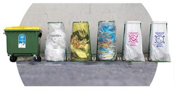 Vanheede plastic switch afvalzakken | Lot 37 stuks beschikbaar voor biedingen