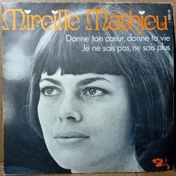 45 T de MIREILLE MATHIE□Voir la description●, Enlèvement ou Envoi, Single, Autres genres, Utilisé