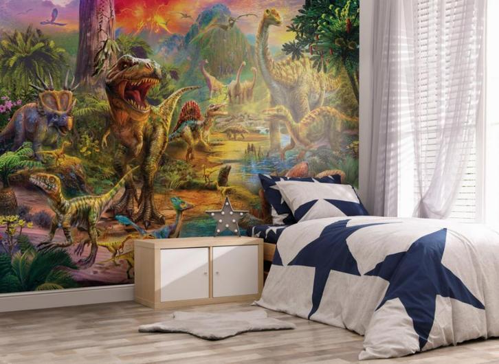 Dinosaurus Poster Behang Landscape - Walltastic - 305 x 244, Kinderen en Baby's, Kinderkamer | Inrichting en Decoratie, Nieuw