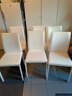 Witte eetkamer stoelen. Antonello Italia., Huis en Inrichting, Gebruikt, Ophalen