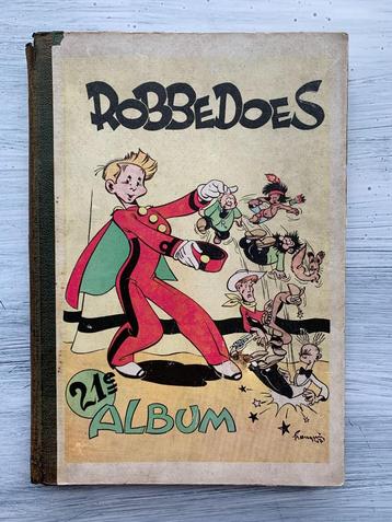 Robbedoes Verzamelalbum nr 21 – Dupuis HC (1947) 1e druk  beschikbaar voor biedingen