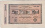 1.000,000 Eine million Mark Duitsland  1923, Postzegels en Munten, Los biljet, Duitsland, Ophalen of Verzenden