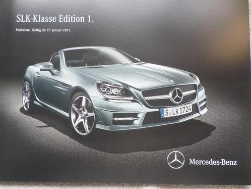 Mercedes SLK Edition 1 Brochure, Boeken, Auto's | Folders en Tijdschriften, Mercedes, Ophalen of Verzenden