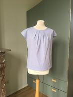 Paars-blauwe katoenen blouse korte mouw, Taille 36 (S), Enlèvement ou Envoi, Violet, Neuf