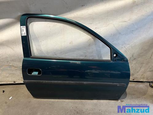 OPEL CORSA B Groen Z283 rechts deur portier 1993-2000, Autos : Pièces & Accessoires, Carrosserie & Tôlerie, Porte, Opel, Utilisé