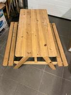Picknicktafel Kleuter, Tuin en Terras, Gebruikt, Rechthoekig, Hout, Ophalen