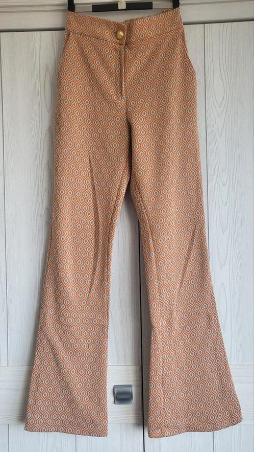 Broek, maat S, Kleding | Dames, Broeken en Pantalons, Zo goed als nieuw, Maat 36 (S), Beige, Ophalen of Verzenden