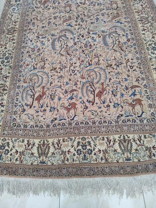 Zeldzaam tapijt NAIN 6 LA zijde en woldons, Antiek en Kunst, Antiek | Tapijten, Tafelkleden en Textiel