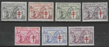 Belgie 1934 - Yvert/OBP 394-400 - Ridder reeks (PF) beschikbaar voor biedingen