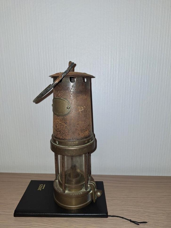 Ancienne lampe de mineur, Antiquités & Art, Antiquités | Bronze & Cuivre, Enlèvement