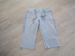 Adidas grijze 3/4 sweater jogging broek maat E. 38 -  D. 38, Kleding | Dames, Maat 38/40 (M), Adidas, Overige typen, Ophalen of Verzenden