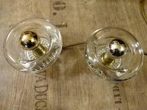 vintage set wandlampen Cosack 70er  setprijs, Huis en Inrichting, Lampen | Wandlampen, Zo goed als nieuw, Glas, Ophalen