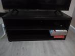 TV meubel zwart hout, Gebruikt, Minder dan 100 cm, 25 tot 50 cm, 50 tot 100 cm