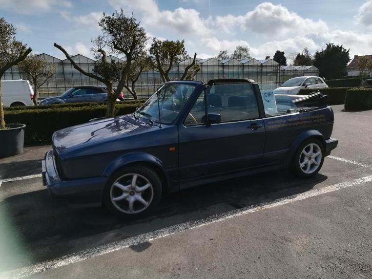 Volkswagen Quartett Cabrio, Auto's, Volkswagen, Particulier, Golf, LPG, Cabriolet, 2 deurs, Handgeschakeld, Blauw, Blauw, Stof