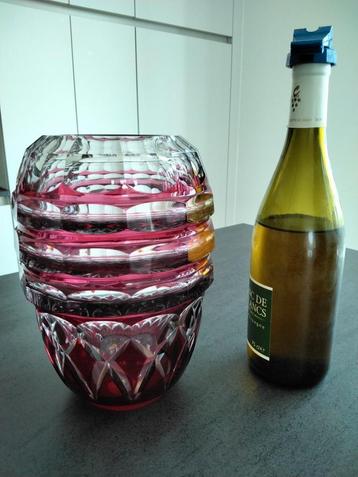 Val St Lambert - Vase en cristal VSL modèle Aberdeen., Enlèvement ou Envoi